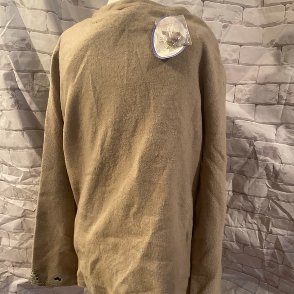 “APRIL CORNELL” 100% Wool Beaded Sweater. - Picture 3 of 14